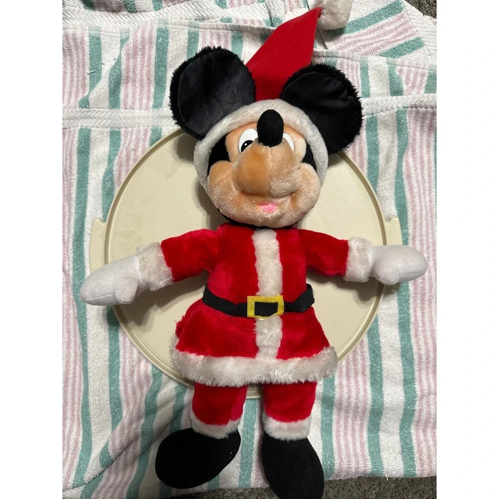1986 Mickey Mouse Santa Applause Disney Production Holiday Christmas 17